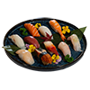 Set 10 loại sushi