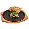Bánh mì Pháp dùng kèm shirasu