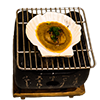 Grilled Hokkaido scallop with lobster sauce