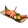 Cá kinki nướng muối